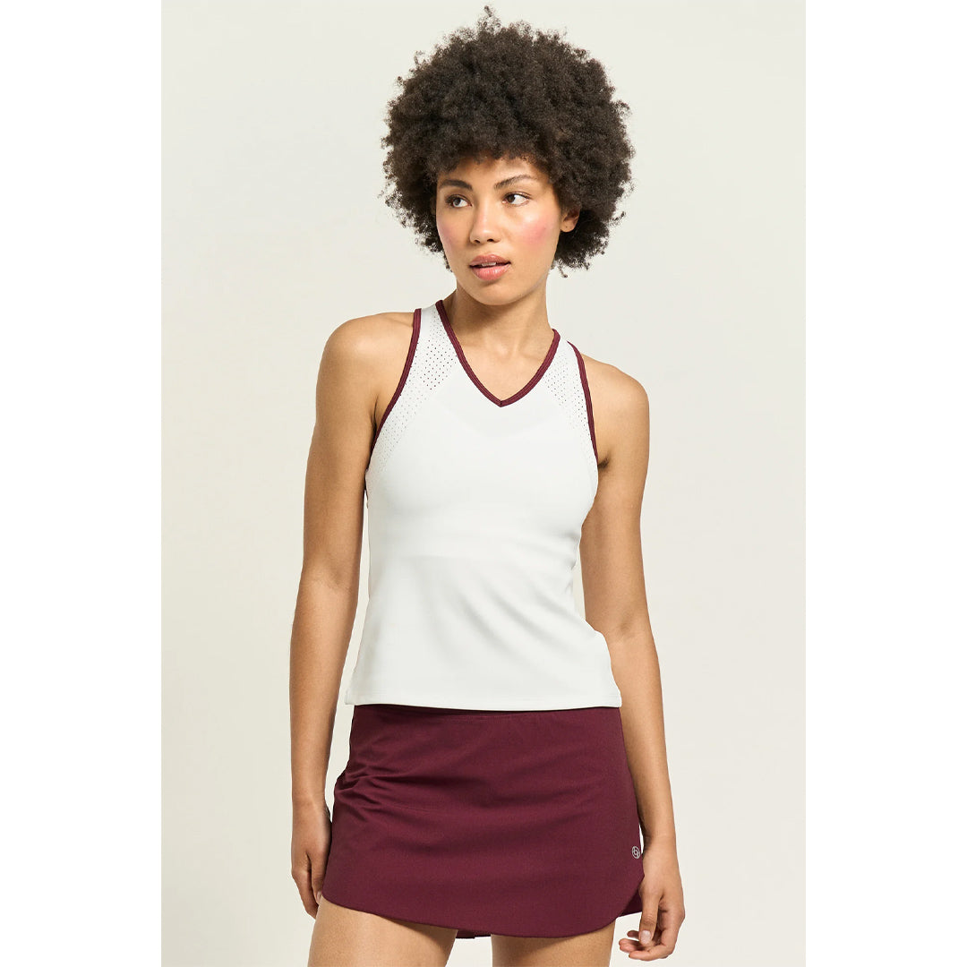 Lija Women's Love All Starter Tank - Cabernet