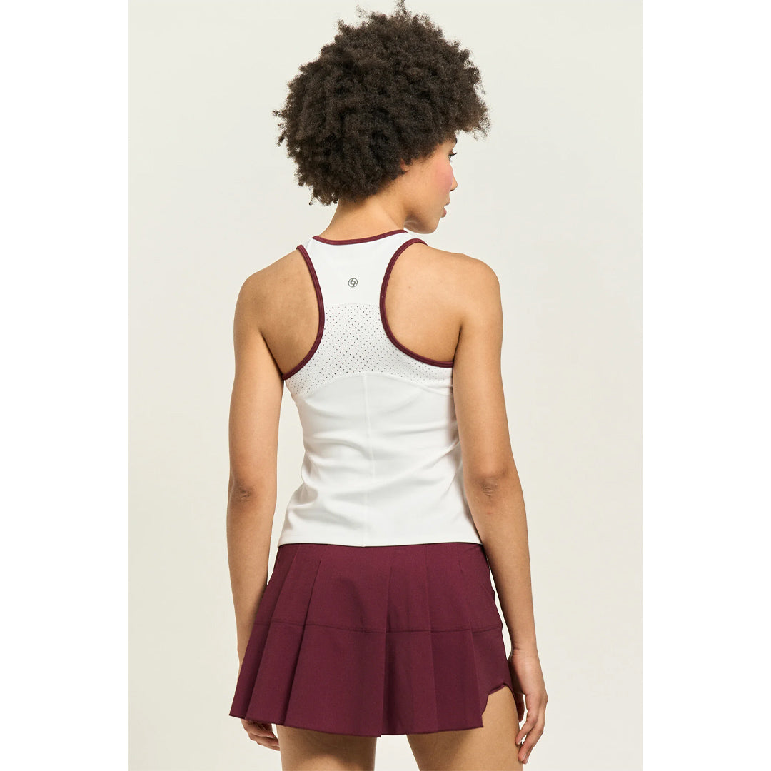 Lija Women's Love All Starter Tank - Cabernet