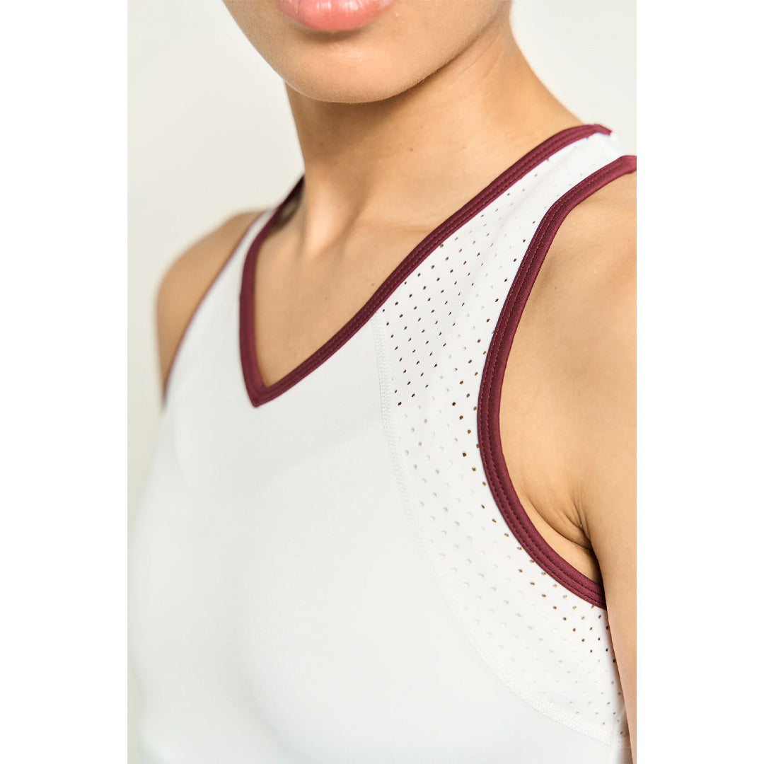 Lija Women's Love All Starter Tank - Cabernet