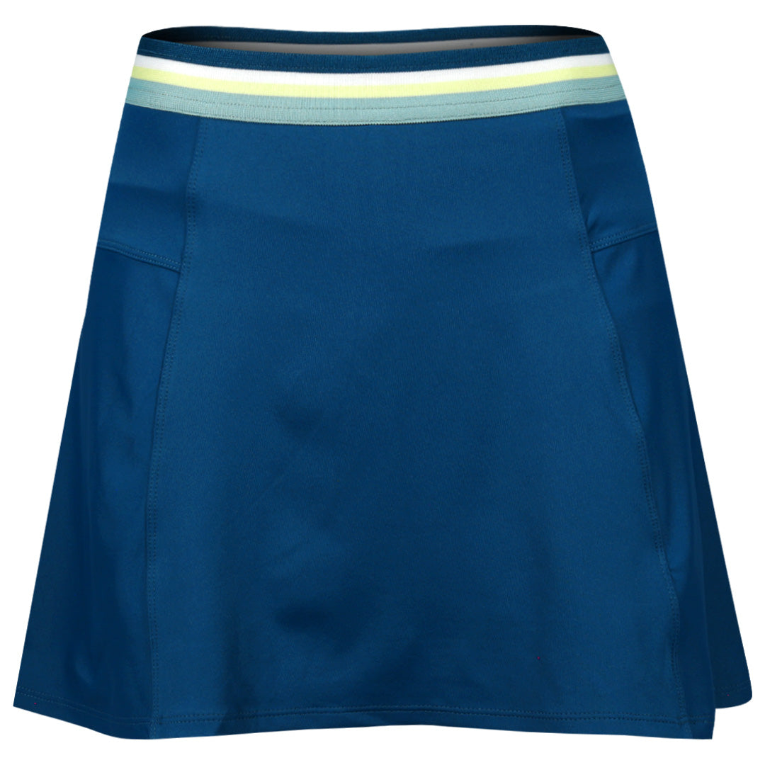 Lija Women's Modern Match Step 13" Skort - Poseidon/Multi