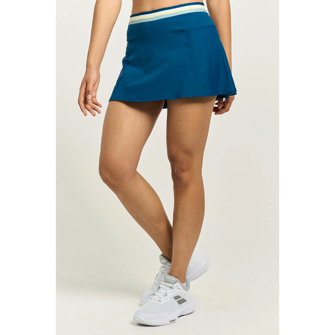 Lija Women's Modern Match Step 13" Skort - Poseidon/Multi