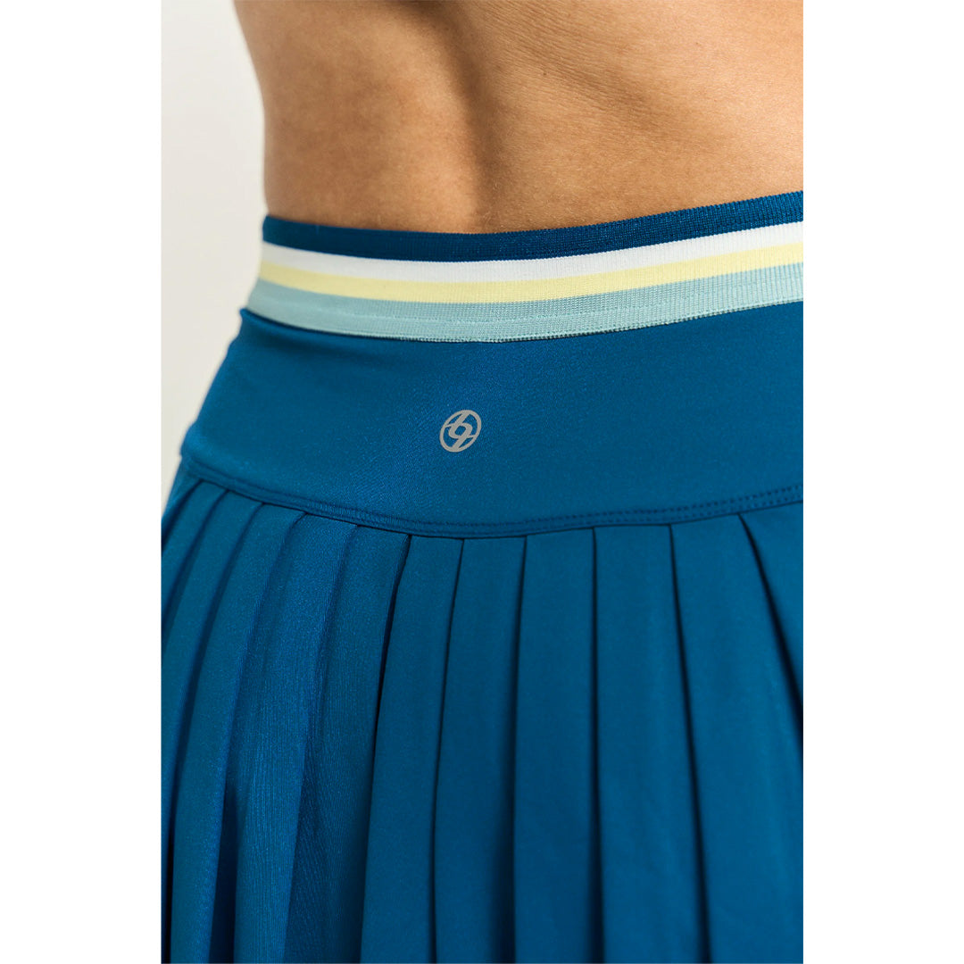 Lija Women's Modern Match Step 13" Skort - Poseidon/Multi