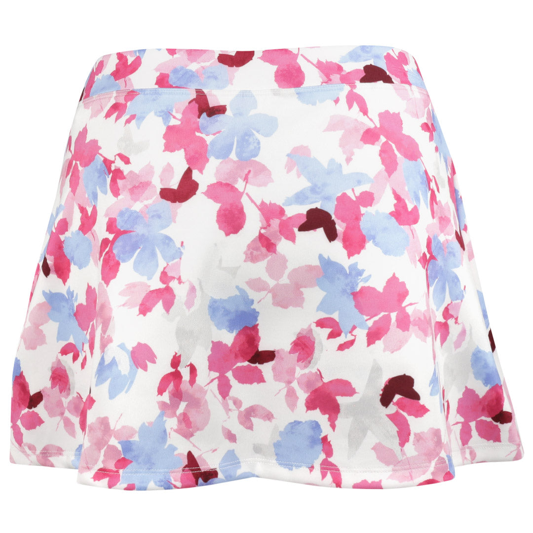 Lija Women's Love All Vixen Printed 13" Skort - Fuchsia Bouquet