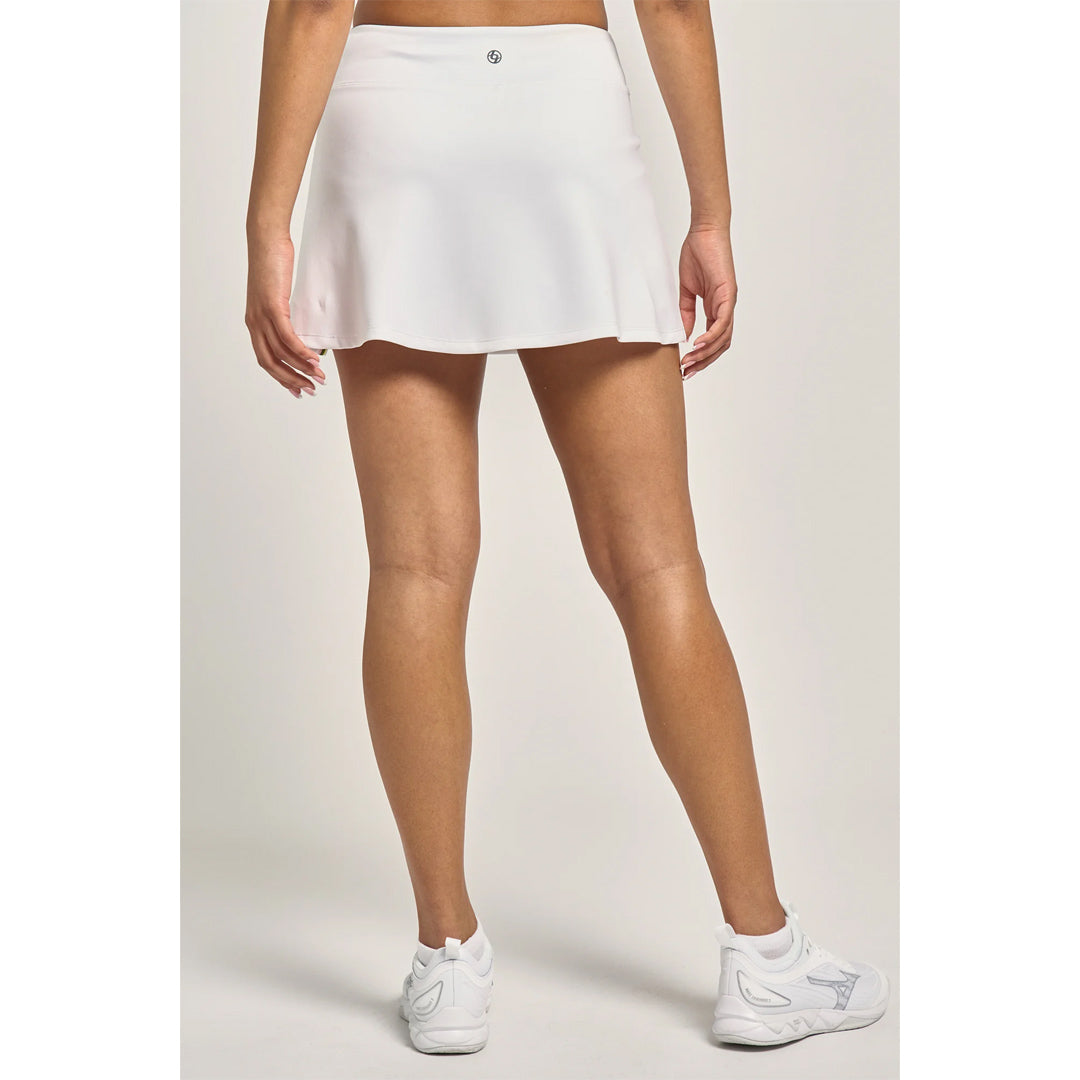 Lija Women's Club Edit Uprise 15" Skort - White/Night Multi