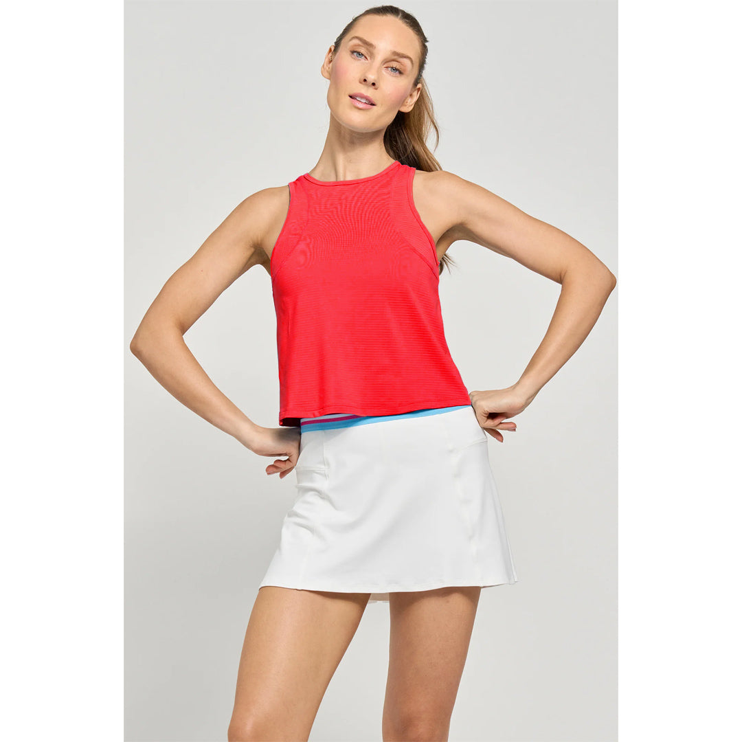 Lija Women's Game Changer Shift Tank - Hibiscus