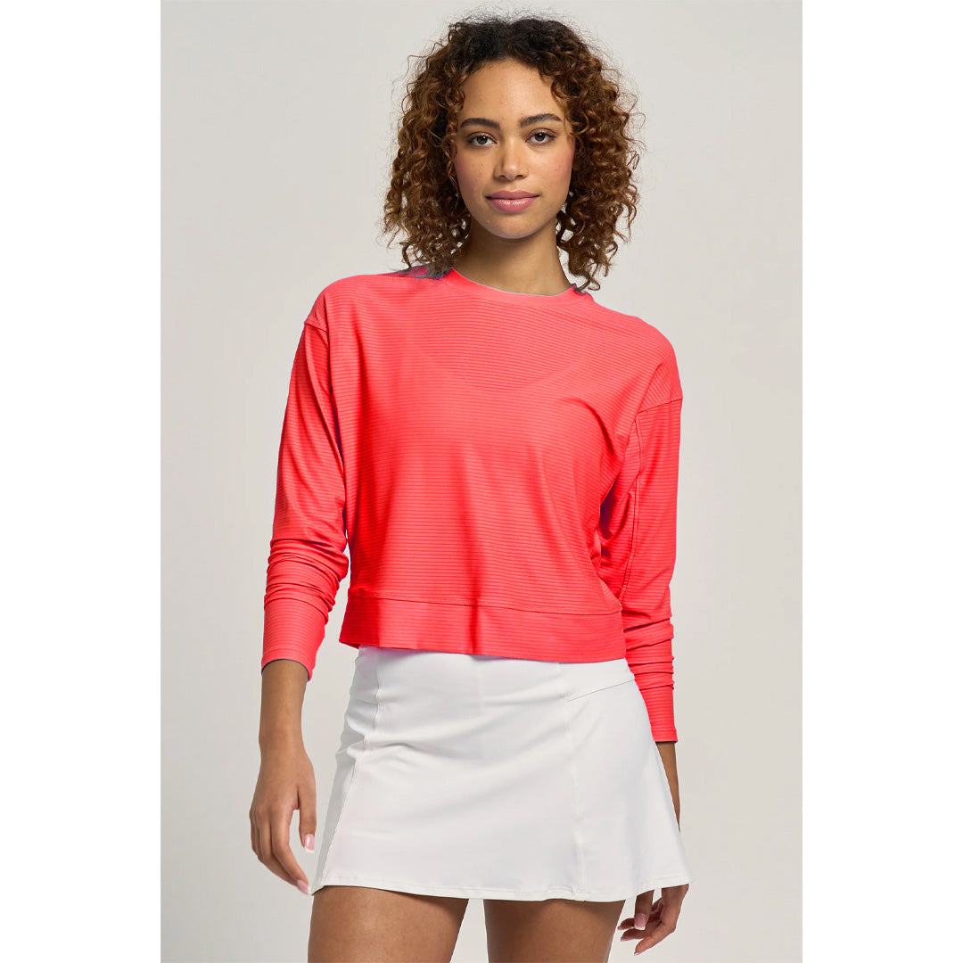 Lija Women's Game Changer Rally Longsleeve - Hibiscus