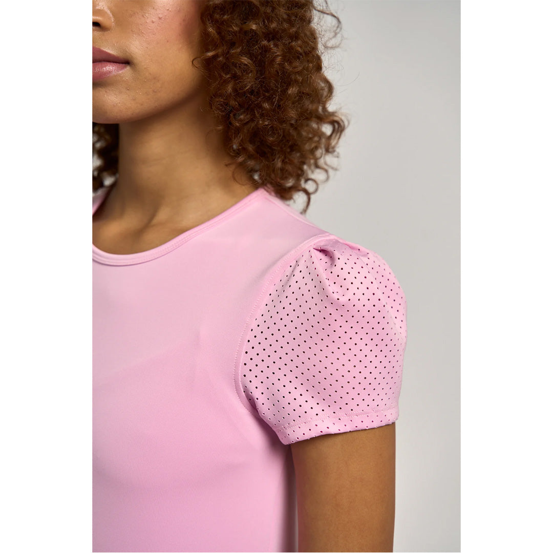 Lija Women's Born To Play Signet Tee - Peonies