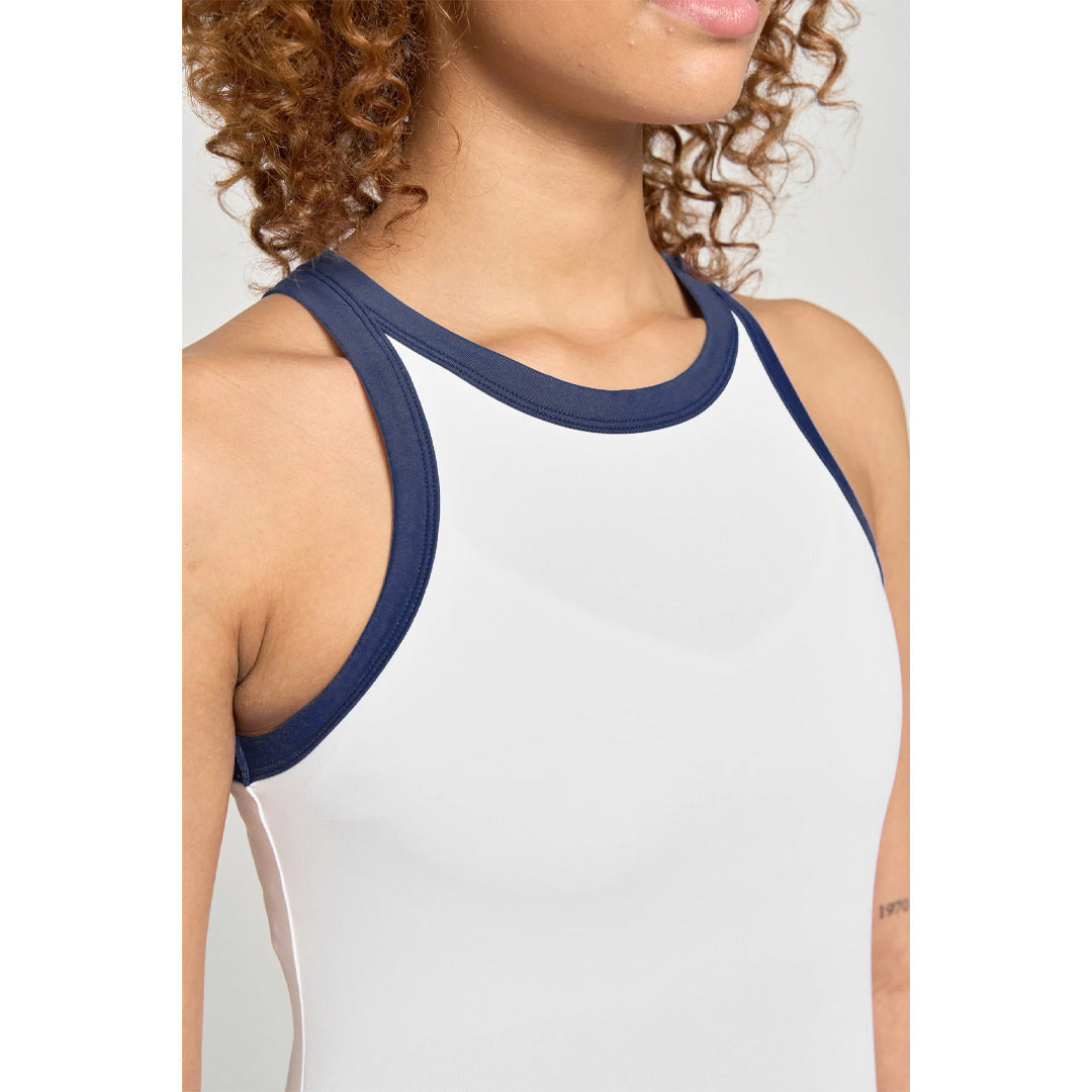 Lija Women's Game Changer Doubles Tank - White/Beet