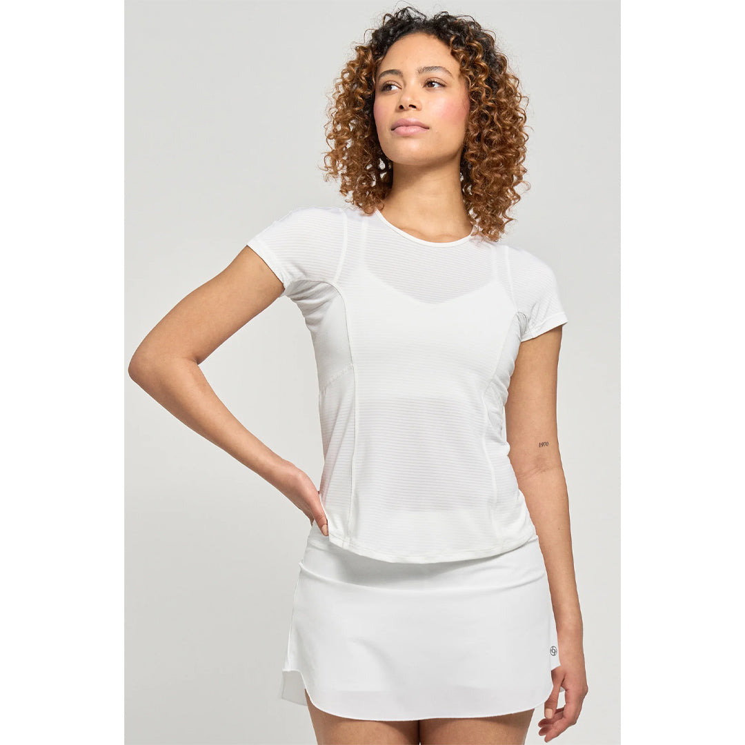 Lija Women's Fluid Tee - White