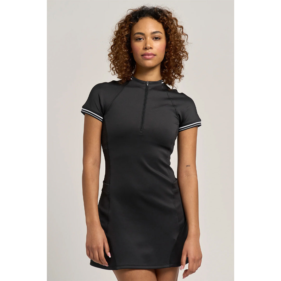 Lija Women's For The Win Slick Dress - Black