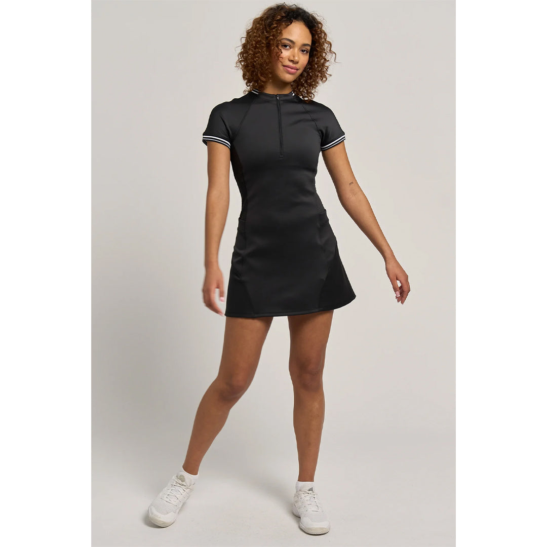 Lija Women's For The Win Slick Dress - Black