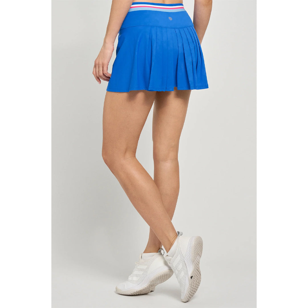 Lija Women's Court Crush Step 13" Skort - Cobalt/Multi