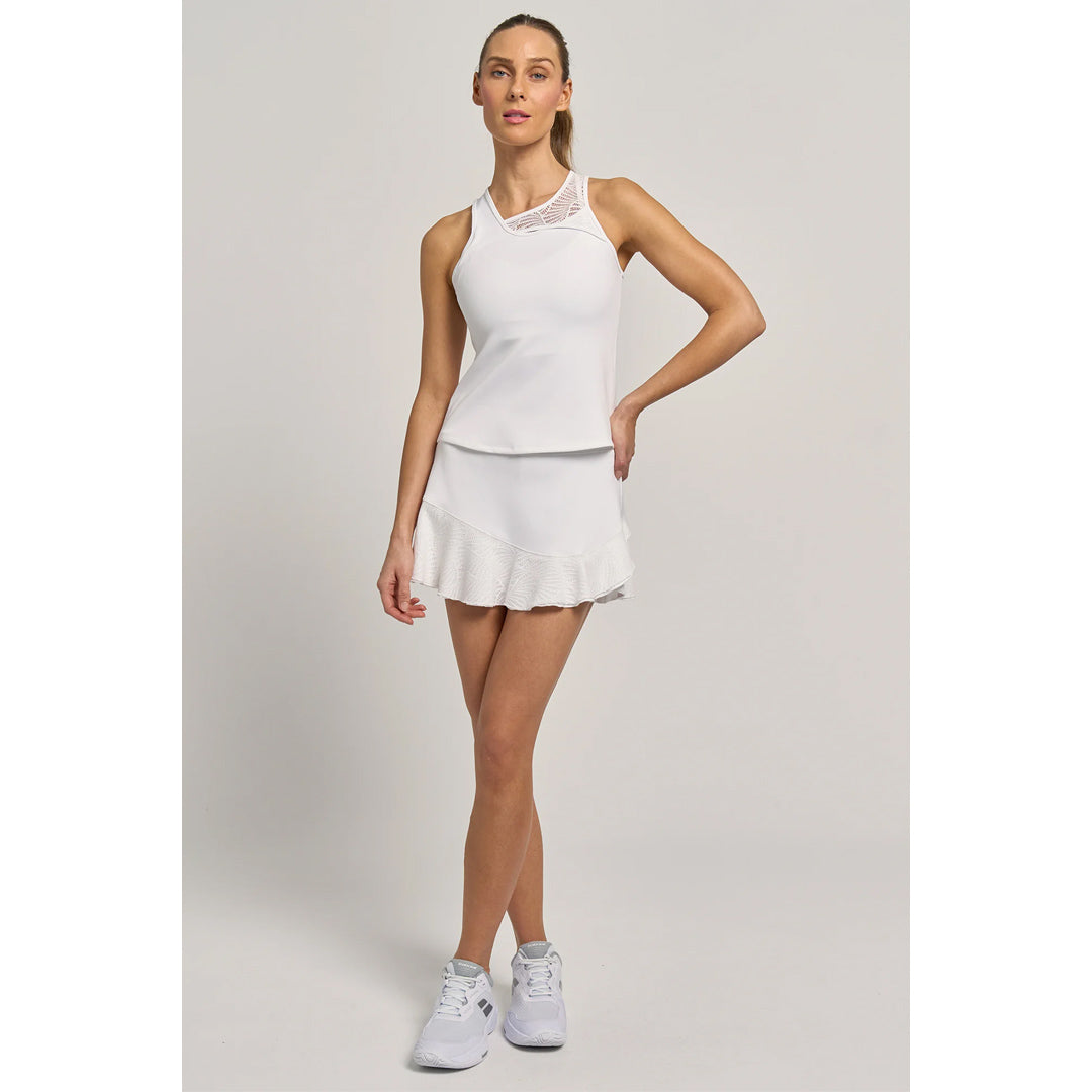 Lija Women's Match Point Revenge 13" Skort - White