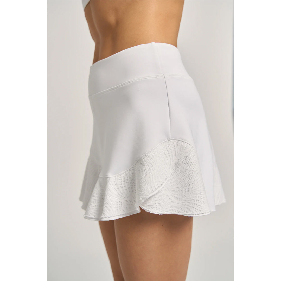 Lija Women's Match Point Revenge 13" Skort - White