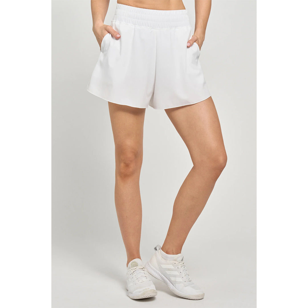 Lija Women's Court Crush Volume Short - White