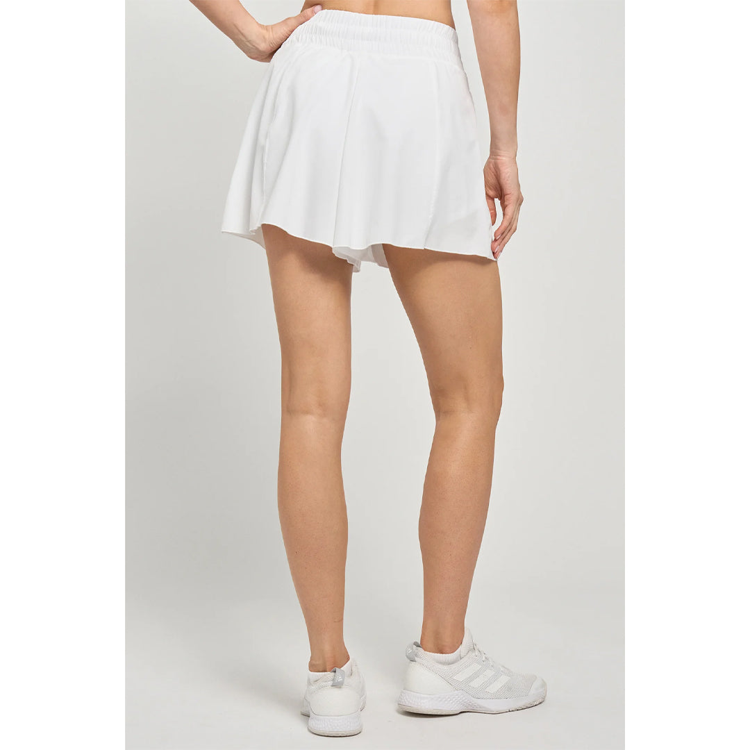 Lija Women's Court Crush Volume Short - White