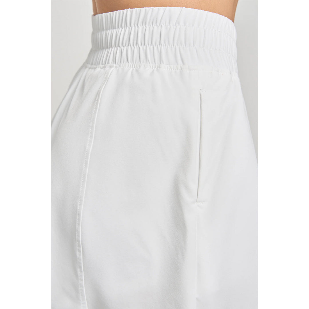 Lija Women's Court Crush Volume Short - White