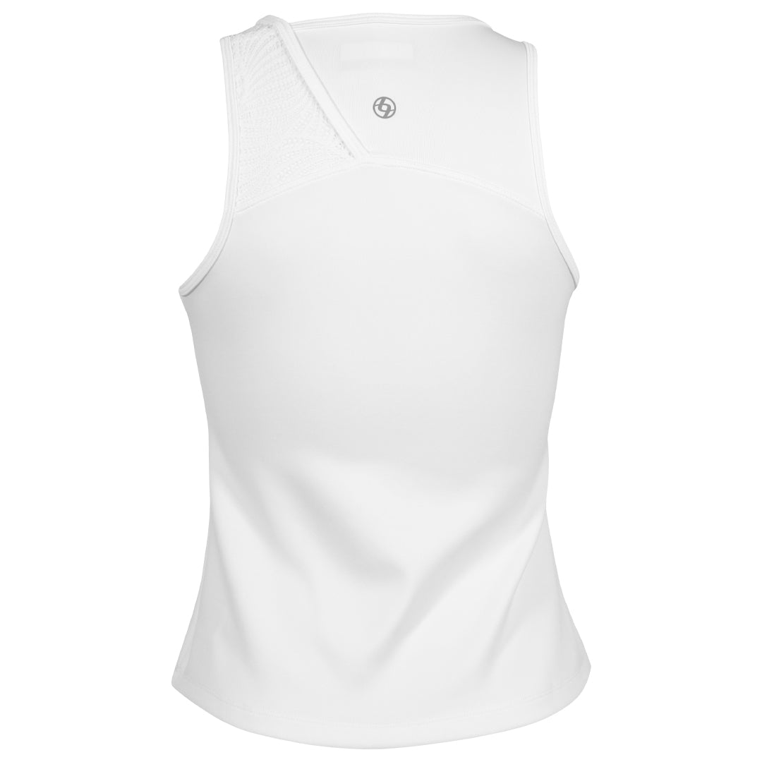 Lija Women's Match Point Peer Tank - White