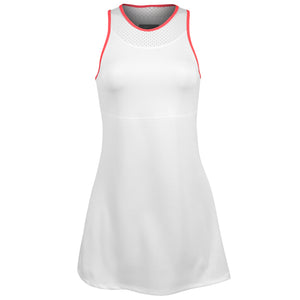 Lija Women's Game Changer City Dress - White/Hibiscus