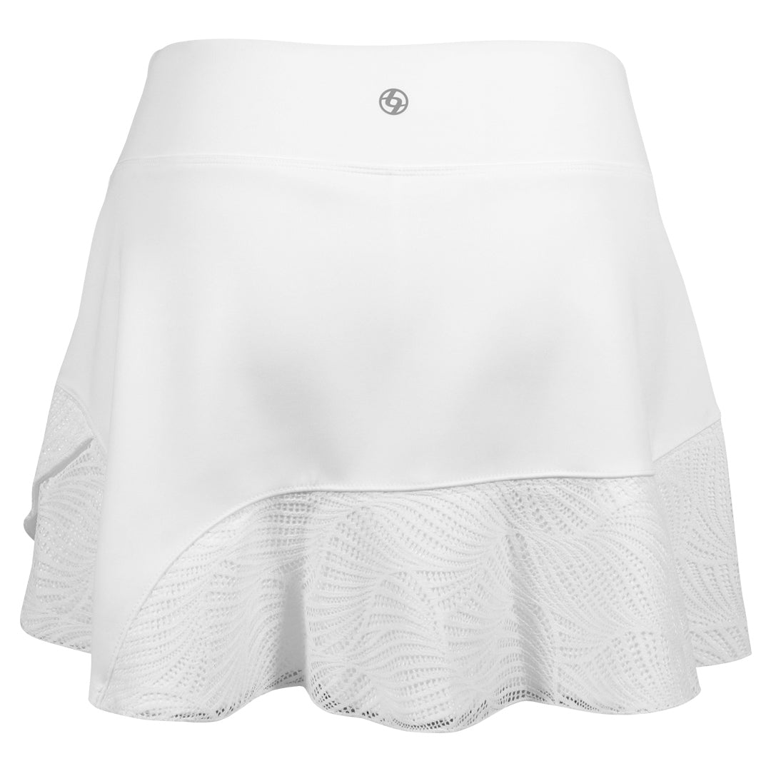 Lija Women's Match Point Revenge 13" Skort - White