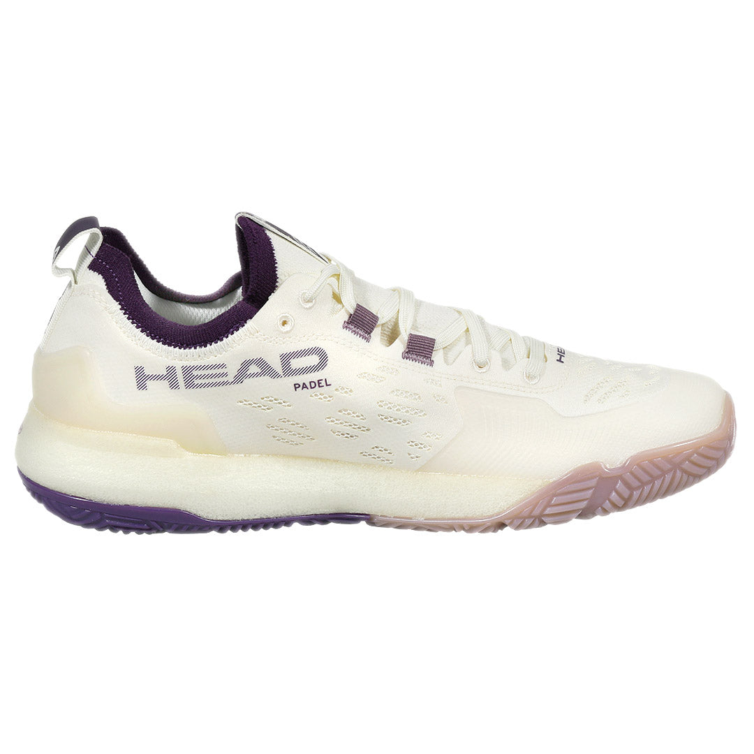 Head Women's Motion Pro 1.5 - Padel - Chalk White/Purple Night