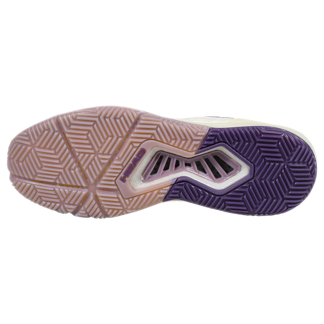 Head Women's Motion Pro 1.5 - Padel - Chalk White/Purple Night