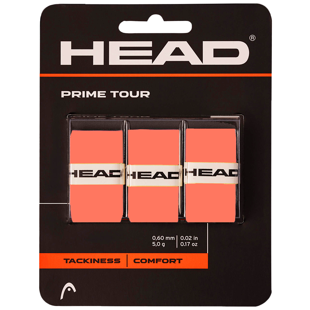 Head Prime Tour Overgrip - 3 Pack - Sienna