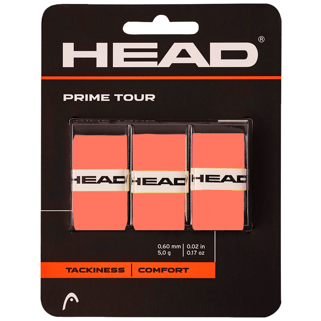 Head Prime Tour Overgrip - 3 Pack - Sienna
