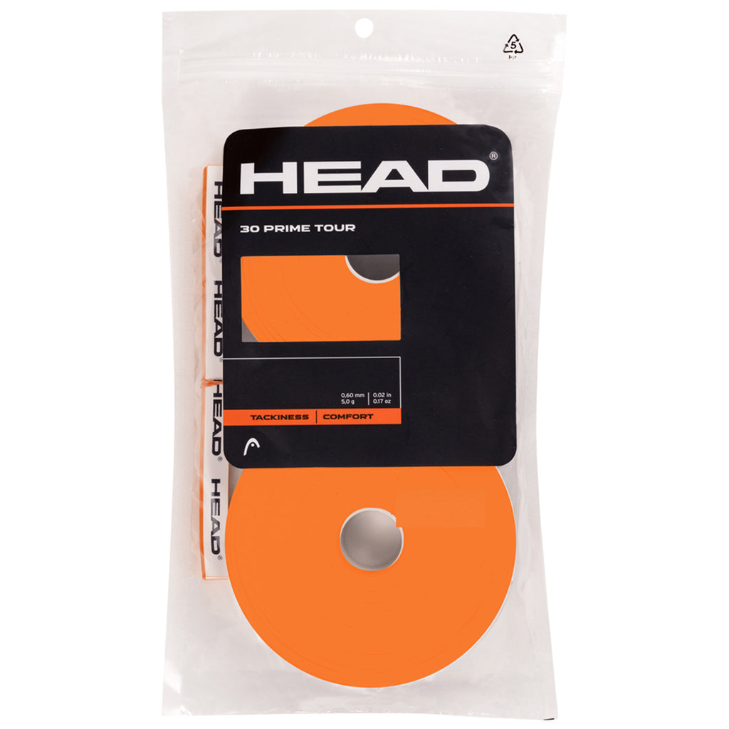 Head Prime Tour Overgrip - 30 Pack - Orange