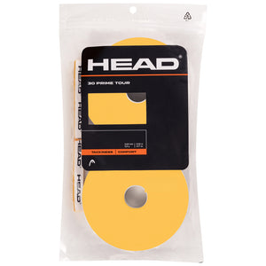Head Prime Tour Overgrip - 30 Pack - Yellow