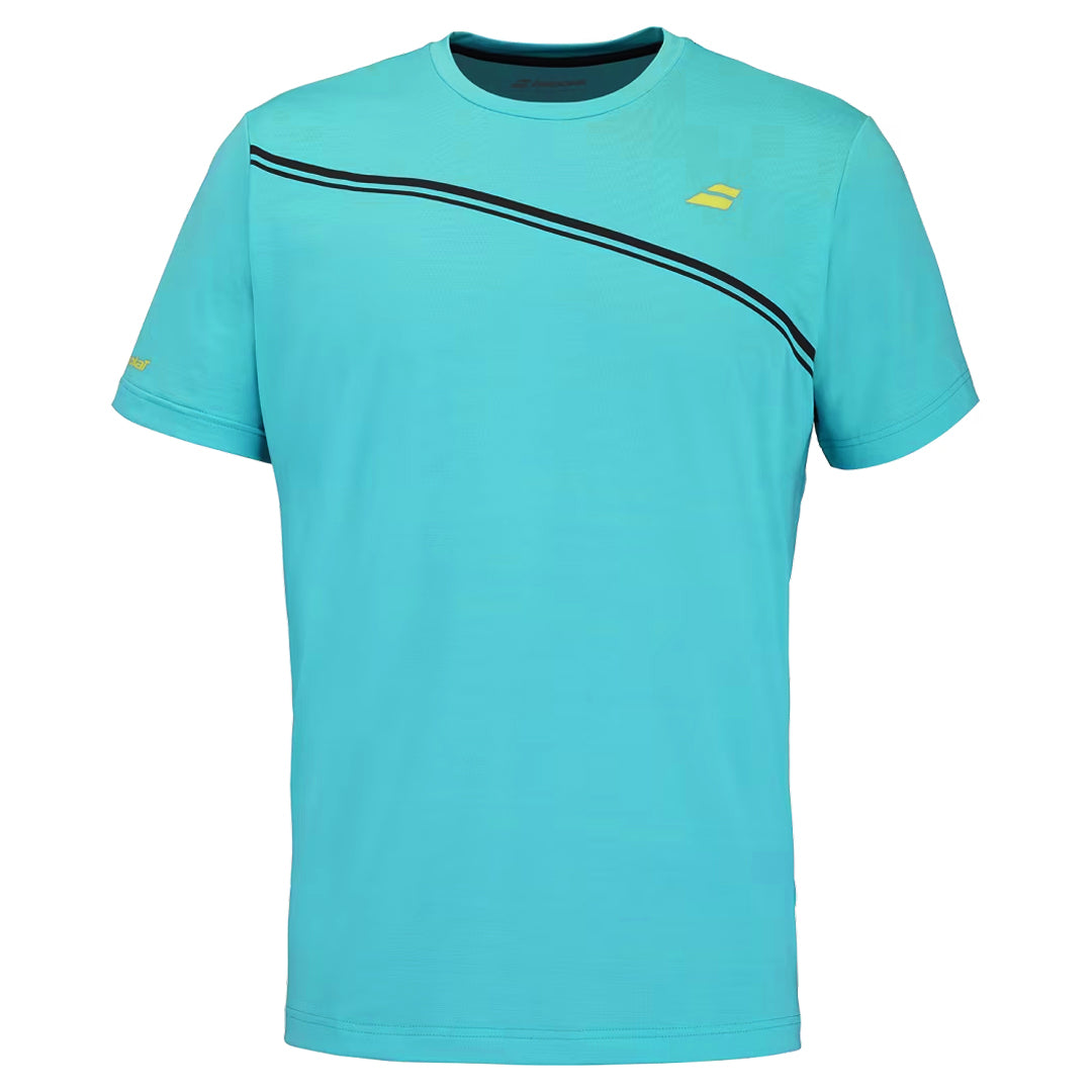 Babolat Men's Compete Crew Neck Tee - Scuba Blue