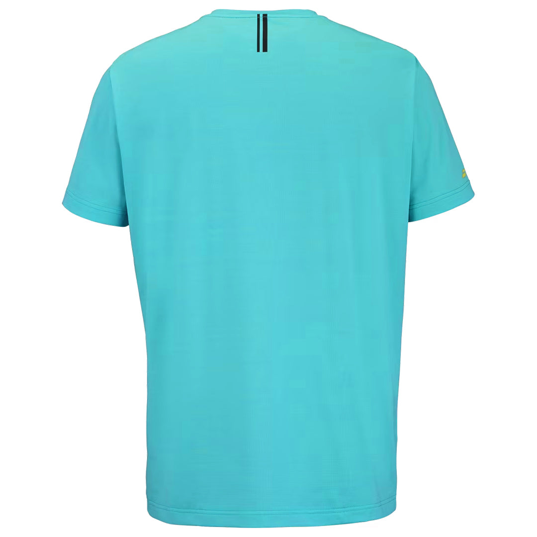 Babolat Men's Compete Crew Neck Tee - Scuba Blue