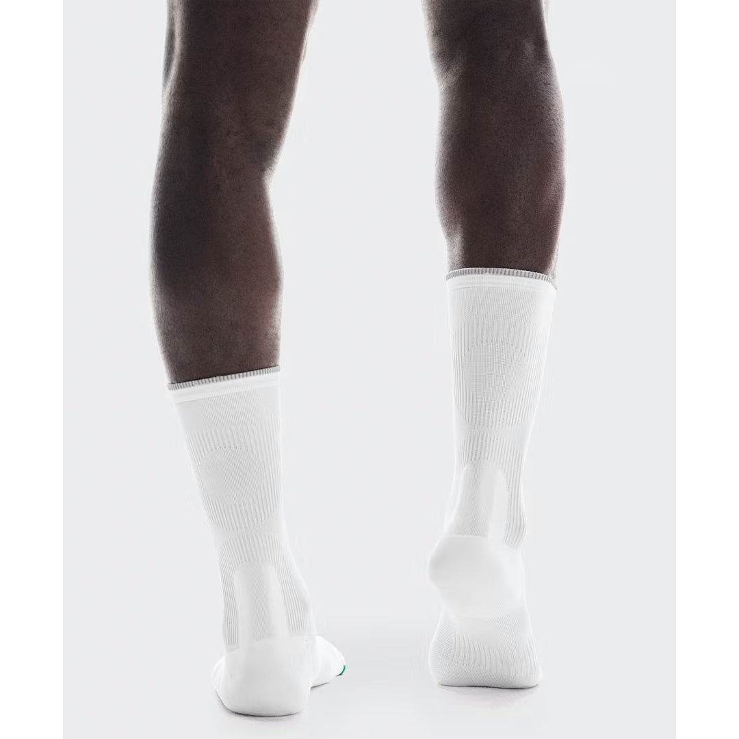 On Elite Run High 1 Pack Socks - White/Ivory