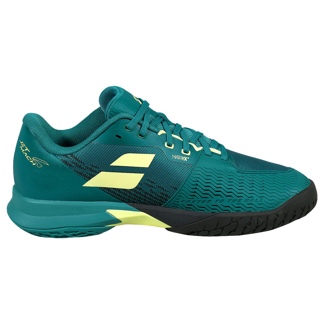 Babolat Men's Jet Mach 4 - Blue/Lime Yellow