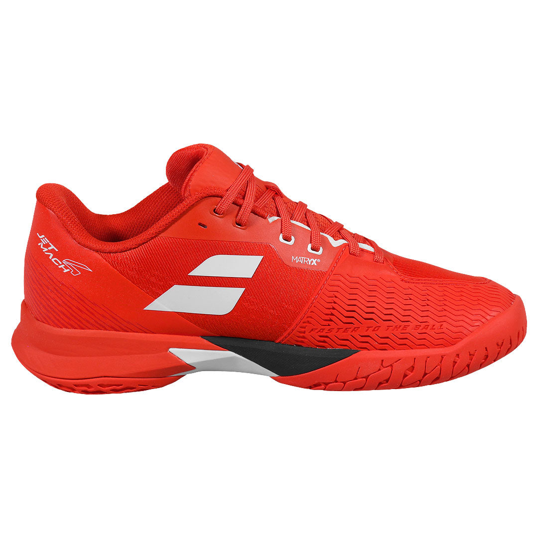 Babolat Men's Jet Mach 4 - Cherry Tomato/White