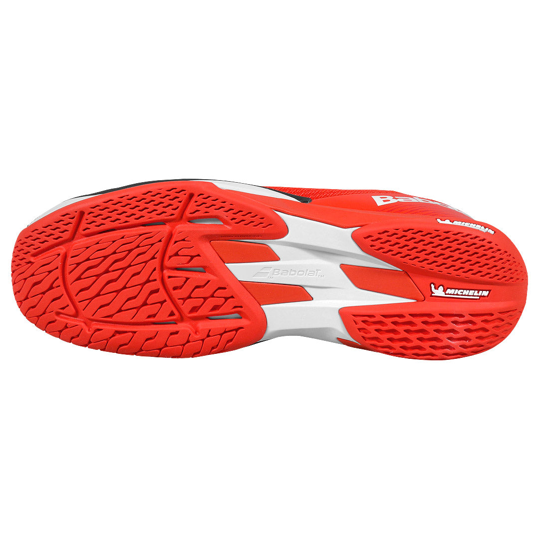 Babolat Men's Jet Mach 4 - Cherry Tomato/White