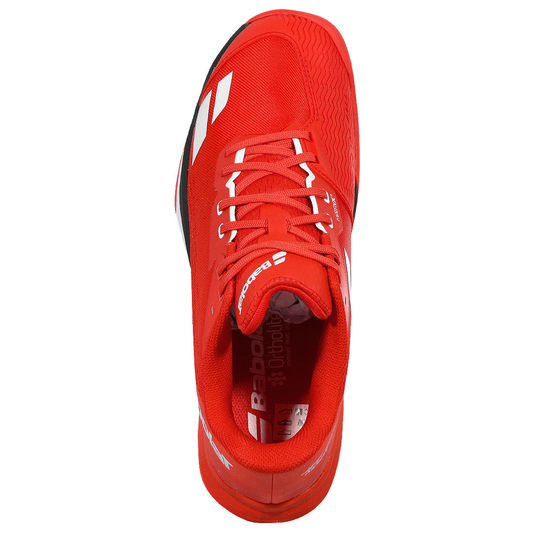 Babolat Men's Jet Mach 4 - Cherry Tomato/White