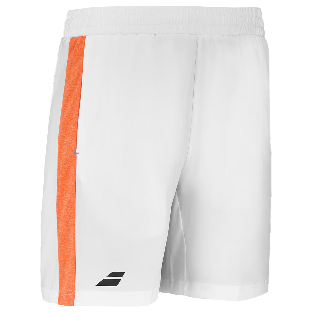 Babolat Men's Play Short - White/Orange