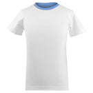 Sofibella Boys Perfect Volley Tee - White/Neo Blue