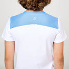 Sofibella Boys Perfect Volley Tee - White/Neo Blue