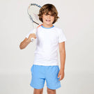 Sofibella Boys Perfect Volley Tee - White/Neo Blue