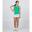 Sofibella Girls Green Spirit Match Point Tank - Zen