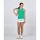 Sofibella Girls Green Spirit Skort - White