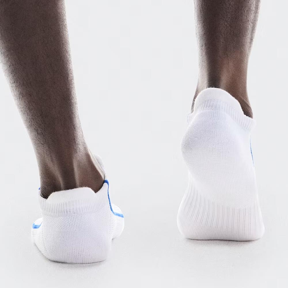 On Court Low Socks 1 Pack - White/Indigo