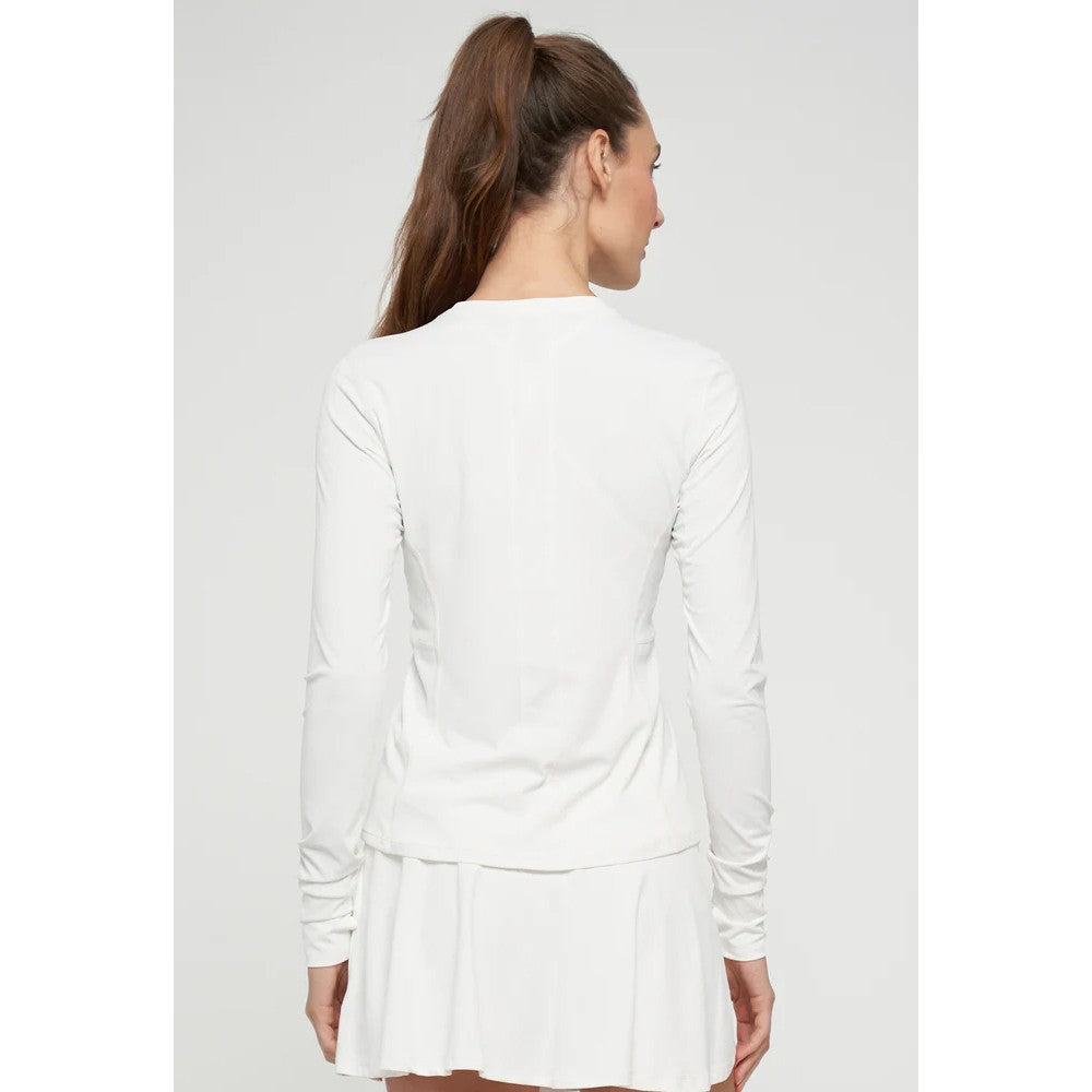 Lija Women's Titan Longsleeve Top - White