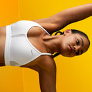 Nike Women's Indy V Neck Bra - White