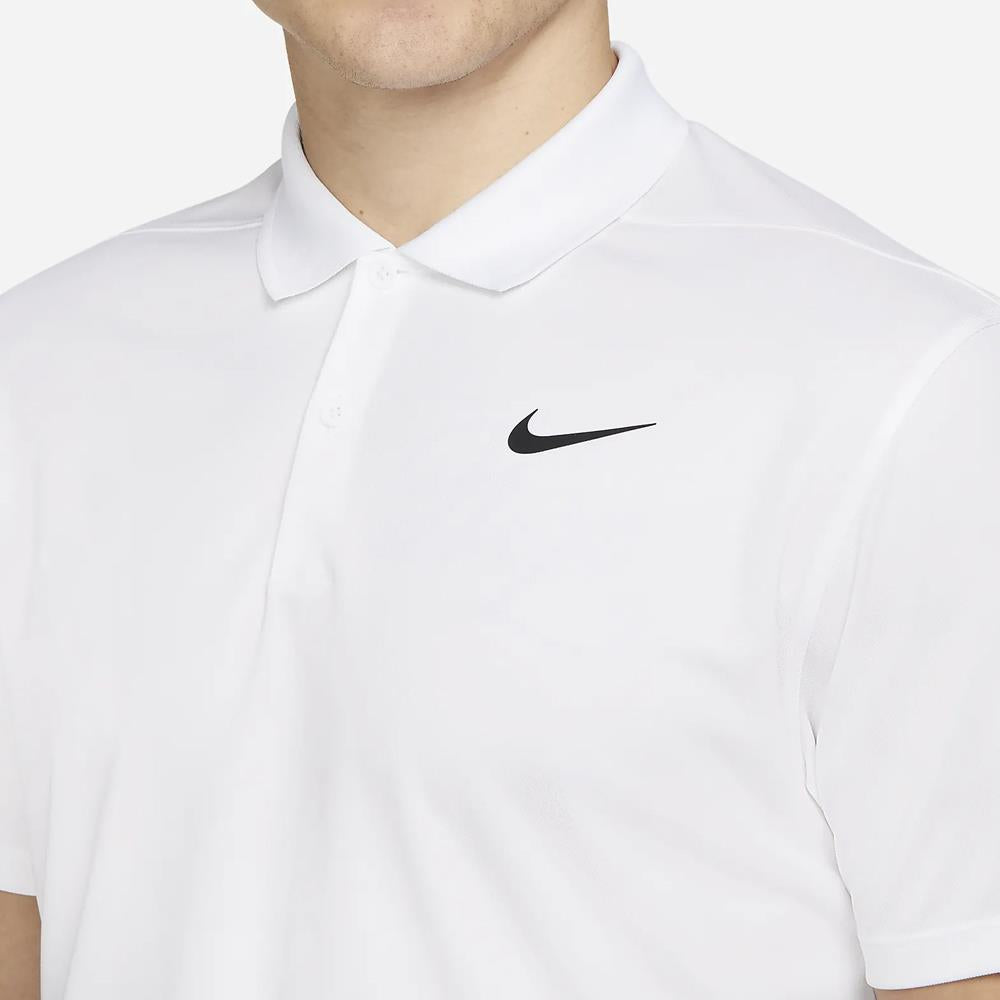 Nike Men's DriFit Polo - White/Black