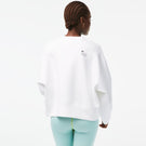 Lacoste Women's Crop Sweatshirt - White