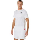 Asics Men's Match Short Sleeve Crew - Brilliant White