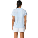 Asics Women's Court Stripe Top - Soft Sky